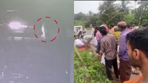 കണ്ണൂരിൽ പ്രഭാത സവാരിക്കിടെ സ്ത്രീയെ ഇടിച്ചു തെറിപ്പിച്ചു; നിർത്താതെ പോയ വാഹനവും ഡ്രൈവറും കസ്റ്റഡിയിൽ