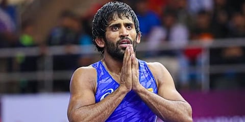 ഗുസ്തി താരം ബജ്‌രംഗ് പുനിയയ്ക്ക് സസ്പെൻഷൻ