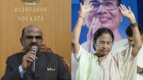 സിവി ആനന്ദ ബോസും മമത ബാനർജിയും