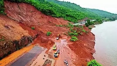 അർജുനായി തെരച്ചിൽ പുരോഗമിക്കുന്നു; പരിശോധന തുട‍ർന്ന് നാവികസേന, പ്രതീക്ഷയെന്ന് മഞ്ചേശ്വരം എംഎൽഎ