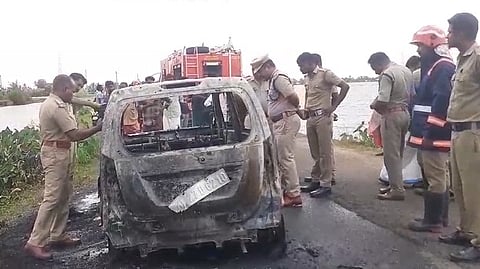 പത്തനംതിട്ട തിരുവല്ലയിൽ കാറിന് തീപിടിച്ച് ദമ്പതികൾ മരിച്ച സംഭവം ആത്മഹത്യയെന്ന് പൊലീസ്