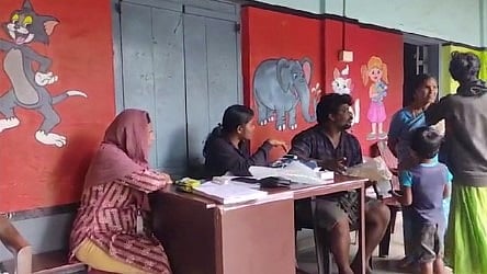 പറളിക്കുന്ന് ഡബ്ലൂഎല്‍പി സ്കൂളിലെ ദുരിതാശ്വാസക്യാമ്പ്