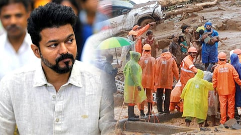 അ​ഗാധമായ ദുഃഖം; വയനാട്ടില്‍ ദുരിതാശ്വാസ നടപടികള്‍ യുദ്ധകാലാടിസ്ഥാനത്തിലാക്കണം: വിജയ്