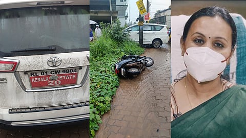 മന്ത്രി വീണാ ജോര്‍ജിൻ്റെ വാഹനം മലപ്പുറത്ത് അപകടത്തില്‍പെട്ടു