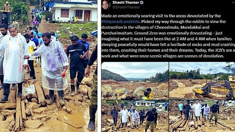 'വയനാട് സന്ദർശനം അവിസ്മരണീയ'മെന്ന ട്വീറ്റ്, വിമർശനങ്ങളിൽ  വിശദീകരണവുമായി ശശി തരൂർ എം പി
