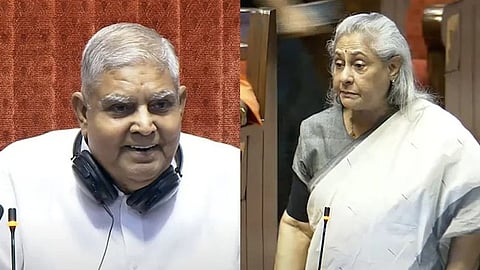 നിങ്ങൾ ഒരു സെലിബ്രിറ്റി ആയിരിക്കാം, പക്ഷെ...;  ജയാ ബച്ചനും ജഗ്ദീപ് ധൻഖറും പാർലമെൻ്റിൽ വീണ്ടും നേർക്കുനേർ