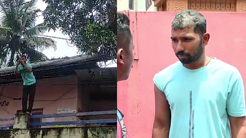 മൊട്ടു സൂചിയും കല്ലും വായിലിട്ടു, വൈദ്യുതി ലൈൻ കഴുത്തിൽ മുറുക്കി; ശ്രീകാര്യത്ത്  ജീവനൊടുക്കാൻ ശ്രമിച്ച് ഇതര സംസ്ഥാന തൊഴിലാളി