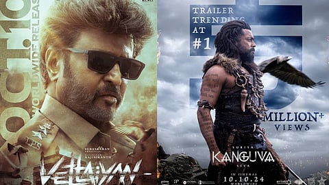 ക്ലാഷ് റിലീസിന് ഒരുങ്ങി വേട്ടയ്യനും കങ്കുവയും; കേരളത്തിലെത്തിക്കാന്‍ ശ്രീ ഗോകുലം മൂവീസ്