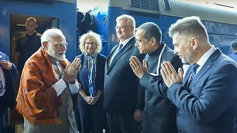 മോദി യുക്രെയ്‌നിൽ;
ഇന്ത്യൻ പ്രധാനമന്ത്രിയുടെ സന്ദർശനം 30 വർഷങ്ങൾക്ക് ശേഷം