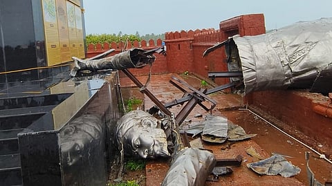 ശിവജി പ്രതിമ തകർന്ന സംഭവം; പ്രതിമയുടെ നിർമാണത്തിന് നേതൃത്വം നൽകിയ കൺസൾട്ടൻ്റിനെ അറസ്റ്റ് ചെയ്ത് പൊലീസ്