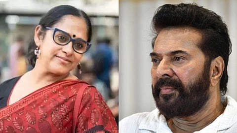 ഹേമ കമ്മിറ്റി റിപ്പോര്‍ട്ടിനെ കുറിച്ച് മമ്മൂട്ടി ഒന്നും പറഞ്ഞില്ല, മൗനം സങ്കടകരം : സജിത മഠത്തില്‍