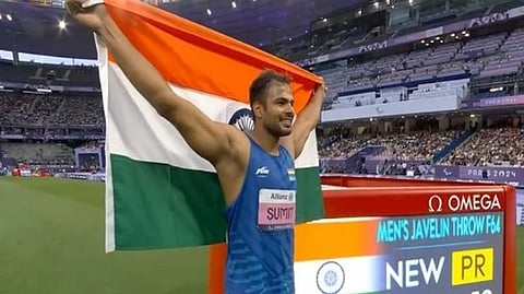 പാരിസ് പാരാലിംപിക്‌സ്: ഇന്ത്യയ്ക്കായി സ്വർണം നേടി സുമിത് ആൻ്റിൽ
