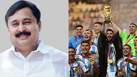 അർജന്‍റീന ഫുട്ബോൾ ടീമിനെ കേരളത്തിലേക്ക് ക്ഷണിക്കാൻ കായിക മന്ത്രി; നാളെ സ്പെയിനിലേക്ക് തിരിക്കും