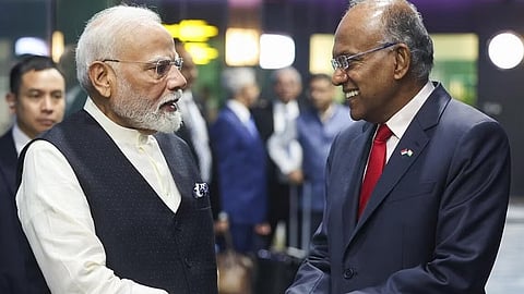 ദ്വിരാഷ്ട്ര സന്ദർശനത്തിന് വിരാമം; പ്രധാനമന്ത്രി മോദി ഇന്ത്യയിലേക്ക് മടങ്ങി