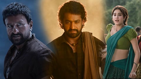 രക്തത്താല്‍ കടല്‍ ചുവന്ന കഥ; ജൂനിയര്‍ എന്‍ടിആറിന് വില്ലനായി സെയ്ഫ് അലി ഖാന്‍; 'ദേവര ' ട്രെയിലര്‍