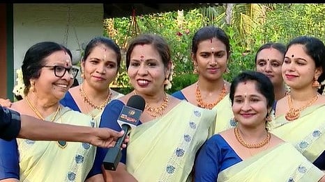 താളത്തിൽ തിളങ്ങും പൊന്നോണം; തിരുവാതിരക്കളിയുമായി വീണ്ടും പാലക്കാട്ടെ യുവതികളുടെ കൂട്ടായ്മ