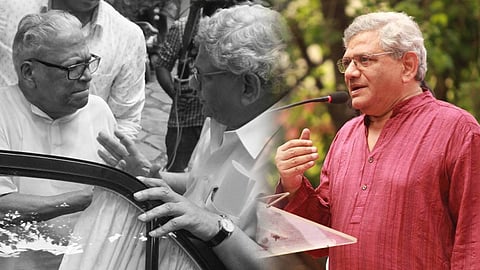 സീതാറാം യെച്ചൂരി-വി.എസ് അച്യുതാനന്ദന്‍; അസാധാരണമായിരുന്നു ആ രാഷ്ട്രീയ ബന്ധം
