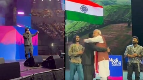 ഹനുമാന്‍കൈന്‍ഡിനെ കെട്ടിപ്പിടിച്ച് മോദി പറഞ്ഞു 'ജയ് ഹനുമാന്‍'; വൈറലായി വീഡിയോ