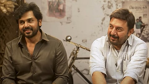 'ഞങ്ങളെ പ്രചോദിപ്പിക്കുന്നതിന് നന്ദി': മലയാള സിനിമയെ വാനോളം പുകഴ്ത്തി കാർത്തിയും അരവിന്ദ് സ്വാമിയും
