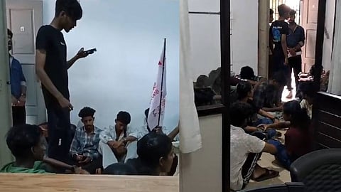 കൊയിലാണ്ടി ഗുരുദേവ കോളേജ് പ്രിന്‍സിപ്പലിനെ പൂട്ടിയിട്ട് എസ്എഫ്ഐ