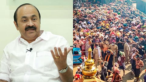 'സ്പോട്ട് ബുക്കിങ് പുനഃസ്ഥാപിക്കണം, ശബരിമല തീർഥാടനം അലങ്കോലപ്പെടുത്തരുത്'; മുഖ്യമന്ത്രിക്കും ദേവസ്വം മന്ത്രിക്കും പ്രതിപക്ഷ നേതാവിന്‍റെ കത്ത്