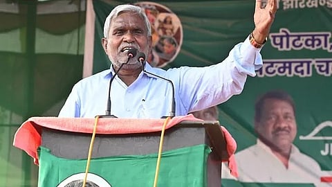 'ജാർഖണ്ഡിൽ ബിജെപി അധികാരത്തിലെത്തിയാൽ 
2.87 ലക്ഷം പേർക്ക്  തൊഴിൽ'; വാഗ്‌ദാനവുമായി ചംപയ് സോറന്‍