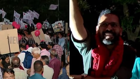'സരിൻ ബ്രോ'യെ വരവേറ്റ് പാലക്കാട്; റോഡ് ഷോയ്ക്ക് വൻ ജനപങ്കാളിത്തം