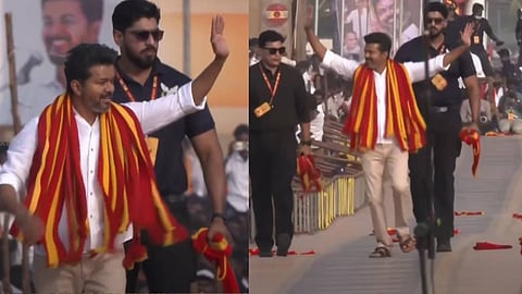 വിക്രവാണ്ടിയില്‍ ആവേശക്കടല്‍; തമിഴ് രാഷ്ട്രീയത്തിലേക്ക് വിജയ്‌യുടെ 'മാസ് എന്‍ട്രി'