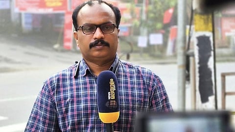 കെ. കുഞ്ഞിക്കണ്ണൻ മാസ്റ്റർ സ്മാരക സംസ്ഥാന മാധ്യമ അവാർഡ് ന്യൂസ് മലയാളം റിപ്പോർട്ടർ രതീഷ് വാസുദേവന്