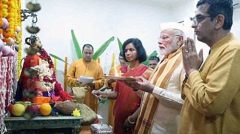ഇടപെടലുകൾ ഏതെങ്കിലും വിധിന്യായങ്ങളെ സ്വാധീനിക്കാൻ വേണ്ടിയല്ല; ഗണേശ പൂജയില്‍ പ്രധാനമന്ത്രിയുടെ സന്ദർശനത്തെ ന്യായീകരിച്ച് ജസ്റ്റിസ് ഡി വൈ ചന്ദ്രചൂഡ്
