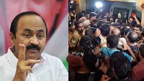പാലക്കാട്ടെ പാതിരാ റെയ്‌ഡ്: പ്രതിപക്ഷ നേതാവ് കേന്ദ്ര തെരഞ്ഞെടുപ്പ് കമ്മീഷന് പരാതി നൽകി