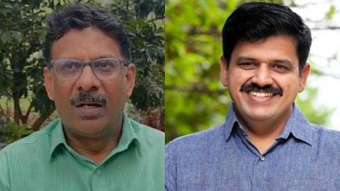 ബിജെപി വിട്ട കെ.പി. മധുവിന് കോണ്‍ഗ്രസിലേക്ക് ക്ഷണവുമായി സന്ദീപ് വാര്യ‍ർ