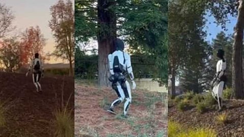 ആരോഗ്യ പരിപാലനത്തിന് വ്യായാമം നിർബന്ധം; പ്രഭാത സവാരിക്കിറങ്ങി മസ്കിൻ്റെ റോബോട്ട്