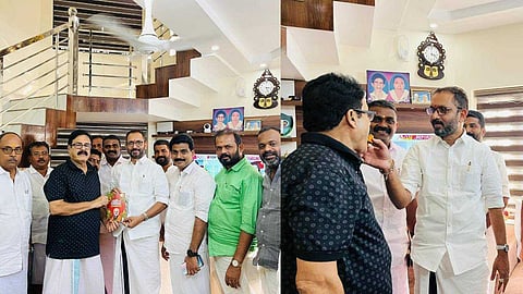 'ലോക രക്ഷകനെ കാത്തിരിക്കുകയായിരുന്നു, ആ സമയത്താണ് ചോദിക്കാതെ BJP അധ്യക്ഷന്‍ കേക്കുമായി കയറി വന്നത്'