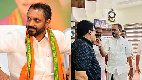 സുനില്‍കുമാറിന് സുരേഷ് ഗോപിയോട് തോറ്റതിന്‍റെ 'ചൊരുക്ക്'; കേക്ക് വിവാദത്തില്‍ സുരേന്ദ്രന്‍