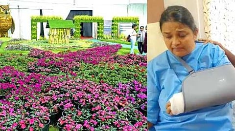 കൊച്ചി ഫ്ലവർ ഷോയിലും ഗുരുതര വീഴ്ച; പ്ലാറ്റ്‌ഫോമിൽ നിന്നും വീണ യുവതിക്ക് പ്രാഥമിക ചികിത്സ പോലും നൽകിയില്ല, സ്റ്റോപ്പ് മെമ്മോ നൽകി കോർപ്പറേഷൻ