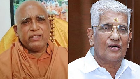 സുകുമാരൻ നായർ പറയുന്നത് മന്നത്തിൻ്റെ അഭിപ്രായത്തിന് വിപരീതം; മറുപടിയുമായി സച്ചിദാനന്ദ സ്വാമി