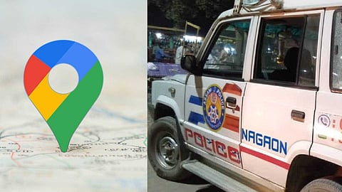 ‌വഴിതെറ്റി നാഗാലാൻഡിലെത്തി, കുറ്റവാളികളെന്ന് തെറ്റിദ്ധരിച്ച് പ്രദേശവാസികൾ കെട്ടിയിട്ടു; അസം പൊലീസിന് ഗൂഗിൾ മാപ്സിന്റെ പണി