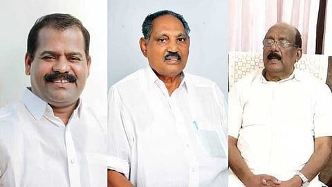 ഐ.സി.  ബാലകൃഷ്ണൻ, എൻ.ഡി. അപ്പച്ചൻ, കെ.കെ. ഗോപിനാഥൻ