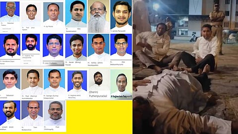 കുർബാന തർക്കം; ബിഷപ്പ് ഹൗസിനുള്ളിൽ സമരം ചെയ്ത ആറ് വിമത വൈദികർക്ക് സസ്പെൻഷൻ