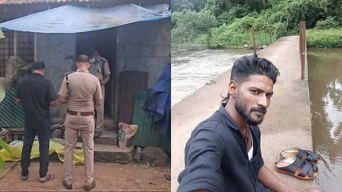 കൊല്ലപ്പെട്ട തോമയുടെ വീട്,  പ്രതി പ്രമോദ്