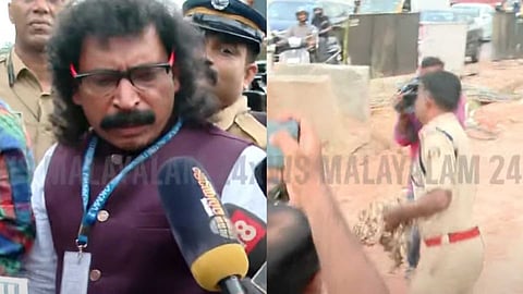 ബോബിയെ സ്വീകരിക്കാനെത്തി ഓൾ കേരള മെൻസ് അസോസിയേഷൻ; ജയിലിന് പുറത്ത് പടക്കം പൊട്ടിക്കാനുള്ള ശ്രമം തടഞ്ഞ്  പൊലീസ്