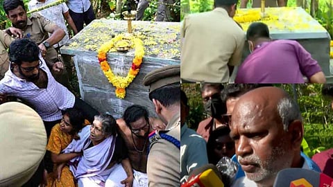"ഗോപൻ സ്വാമിയുടെ വായയുടെ ഭാഗം മാത്രമാണ് അഴുകിയിരുന്നത്"; കല്ലറ പൊളിച്ചപ്പോള്‍ കണ്ട കാഴ്ച വിവരിച്ച് വാർഡ്  മെമ്പർ