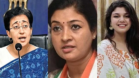 അതിഷി, അൽക ലാംബ, അരിബ ഖാൻ