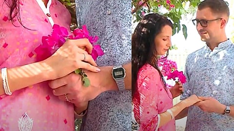 പ്രണയത്തിന് മുന്നിൽ എന്ത് യു​ദ്ധം! റഷ്യ-യുക്രെയ്ൻ സ്വദേശികളുടെ വിവാഹത്തിന് വേ​ദിയായി അമൃതപുരി