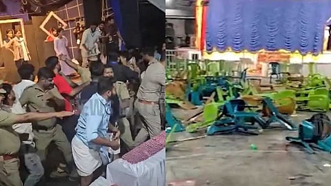 ഡി സോൺ കലോത്സവത്തിൽ അനിശ്ചിതത്വം തുടരുന്നു; പൊലീസ് സുരക്ഷിതത്വം ഒരുക്കണമെന്ന് മാള ഹോളി ഗ്രേസ് കോളേജ്
