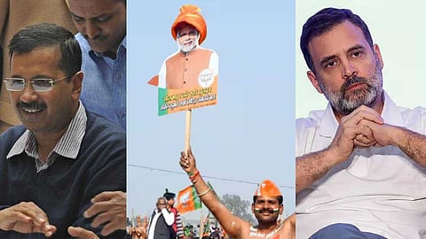 DELHI ELECTION |ചൂലെടുത്ത എഎപിയുടെ വളര്‍ച്ചയും തളര്‍ച്ചയും; വേരുപിടിച്ച് താമര, മാഞ്ഞു പോയ കൈപ്പത്തിയും