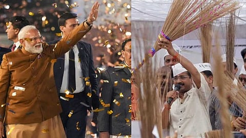 കുറ്റിച്ചൂലുമായെത്തി  അന്ന് തലസ്ഥാനം പിടിച്ചു, ഇന്ന് കാലിടറി; ഡല്‍ഹിയിലെ അഗ്നിപരീക്ഷയില്‍ കെജ്‌രിവാളിന് പിഴച്ചതെവിടെ?
