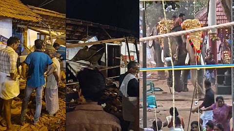 ഉത്സവപറമ്പിലെ സ്ഥല പരിമിതി കൂടുതല്‍ അപകടത്തിന് ഇടയാക്കി; കൊയിലാണ്ടിയിൽ ഇടഞ്ഞ ആനകൾ കമ്മിറ്റി ഓഫീസും തകര്‍ത്തു