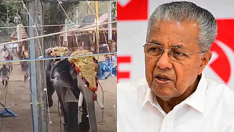 കൊയിലാണ്ടിയിൽ ആനകളിടഞ്ഞ സംഭവം; മൂന്ന് പേർ മരിച്ചതില്‍ അനുശോചനം രേഖപ്പെടുത്തി മുഖ്യമന്ത്രി